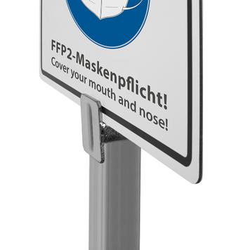Uyarı Standı "FFP2 Maskesi Zorunludur"