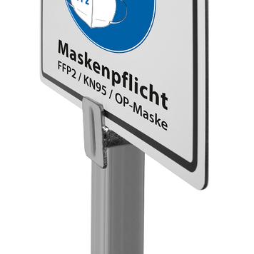 Uyarı Standı "FFP2 KN95 OP Maskesi Zorunludur"